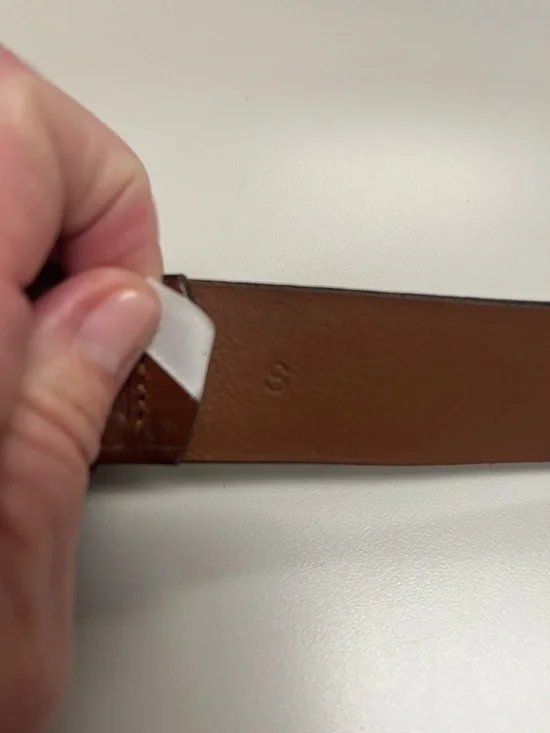 Madewell Women’s Classic Brown Leather Belt - size small - Picture 7 of 16